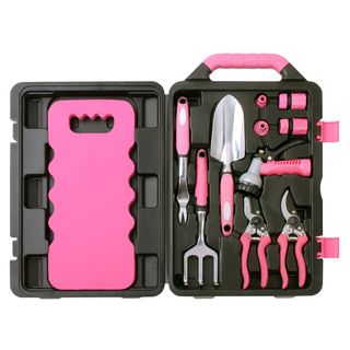 Apollo Tools Pink 11 piece Garden Tool Kit