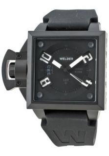 Welder K25B 4502 DB BK WI  Watches,Stainless Steel Black Dial White Index 40mm, Casual Welder Quartz Watches