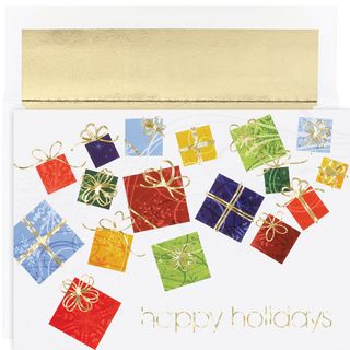 Colorful Gifts Boxed Holiday Cards