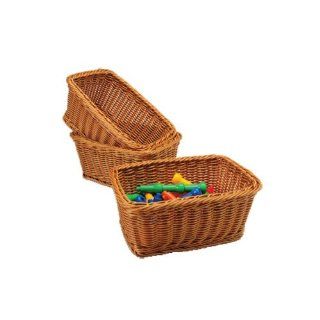 Rectangular Plastic Woven Baskets   Same Size Toys & Games