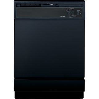 Hotpoint 64 Decibel Built in Dishwasher with Hard Food Disposer (Black) (Common 24 Inch; Actual 24 in)