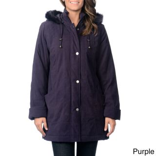 Nuage Nuage Womens Detachable Hood Lycroft Jacket With Two Pockets Purple Size M (8  10)