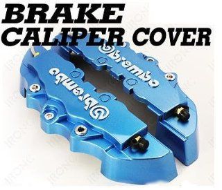 DODGE CALIBER SRT 4 BLUE BREMBO LOOK BRAKE CALIPER COVER KIT FRONT & REAR 4 PCS Automotive