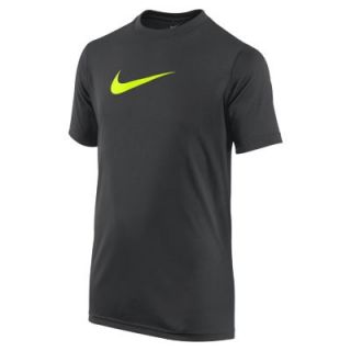 Nike Legend Short Sleeve Boys Training Shirt   Anthracite