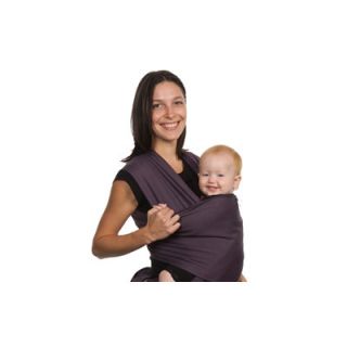 Moby Wrap Organic Cotton Baby Carrier MW Organic Licorice Color Eggplant