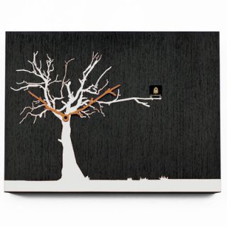 Progetti Cùcùrùkù Cuckoo Clock 1765 Color Black Dark Wood / White Tree