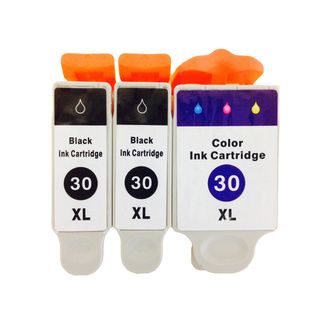 Kodak 30 Xl Ink Cartridges For Hero 3.1, 5.1 Esp C310 C315 2150 2170 (pack Of 3)