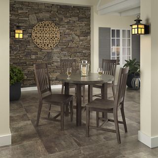 Home Styles Concrete Chic 5 piece Dining Set Brown Size 5 Piece Sets