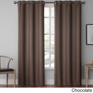 Olsen Stripe Blackout Grommet 84 Inch Curtain Panel