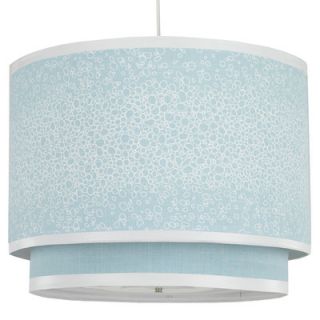 Oilo Raindrops Double Cylinder Light in Aqua RAIDC A / SOLDC A Shade Pattern