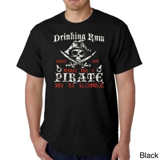 Mens Rum Drinking Pirate T shirt