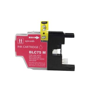 Brother Lc75 Magenta Compatible Ink Cartridge (remanufactured)