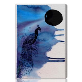 Oliver Gal Indian Peafowl Painting Print on Canvas 10147 Size 10 x 15
