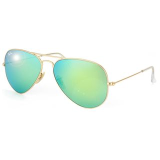 Ray ban Rb3025 Unisex 112/19 Matte Gold/ Green Metal Aviator Sunglasses