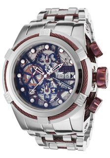 Invicta 12760  Watches,Mens Bolt/Reserve Chronograph Automatic Multi Color Skeletonized Dial Stainless Steel, Chronograph Invicta Automatic Watches