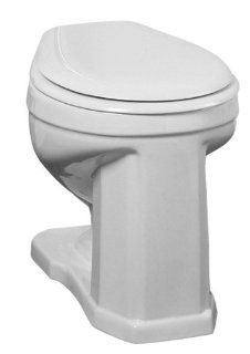 Barclay 2 802WH Victoria Vitreous China Round Front High Tank Toilet, Bowl Only   Toilet Water Tanks  