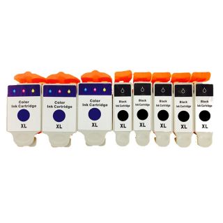 Compatible Dell Series 21 Y498d Y499d Ink Cartridge P513w P713w V313 V313w V515w V715w (pack Of 8)