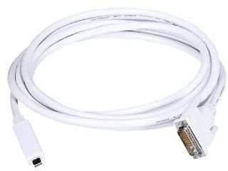 Mini DisplayPort Male to DVI Male 32AWG Cable   10ft Computers & Accessories