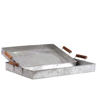 Metal Tray Set Of Two