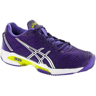 ASICS GEL Solution Speed 2 Clay Court ASICS Womens Tennis Shoes Purple/Silver/