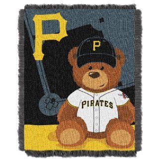 MLB Pittsburgh Pirates Field Woven Jacquard Baby Throw Blanket, 36x46 Inch  Sports Fan Throw Blankets  Sports & Outdoors