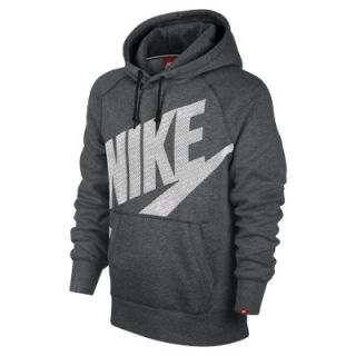 Nike AW77 Fleece Pullover Mens Hoodie   Charcoal Heather