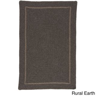 Natural Life Dye free Border Wool Rug (2 X 3)