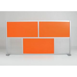 LOFTwall 53 x 100 Modern Room Divider LW83LH AM Color Orange