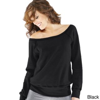 Womens Bella Tri blend Wide Neck Sweatshirt