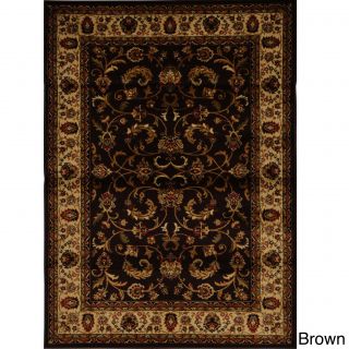 Homeworx Direct Majestic Tabriz Multicolored Oriental Motif Area Rug (78 X 104) Brown Size 78 x 104