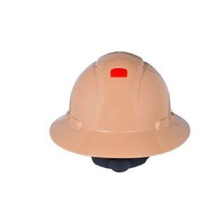 3M Full Brim Hard Hat H 811R UV, 4 Point Ratchet Suspension, Uvicator, Tan Hardhats