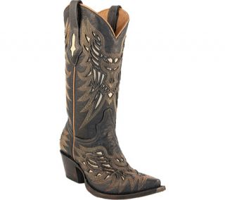 Lucchese Since 1883 M3582   Black Crackle Calf/Bone