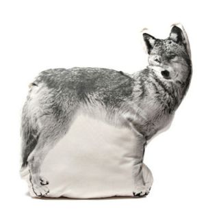 Fauna Large Organic Cotton Wolf Cushion SFPWO1A1
