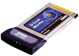 D Link DWL A650 802.11a Wireless Air Pro PC Card Adapter Electronics