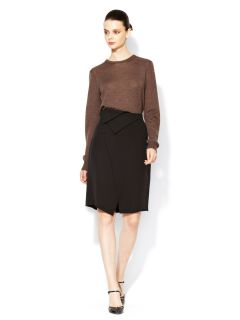 Wrap Front Folded Panel Skirt by Giorgio Armani