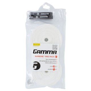 Gamma Supreme Overgrip Pro Pack, White  Tennis Racket Grips  Sports & Outdoors