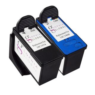 Sophia Global Remanufactured Ink Cartridge For Lexmark 4 And Lexmark 5 (pack Of 2)