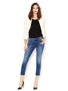 The Looker Straight Leg Cropped Jean by Mother Denim