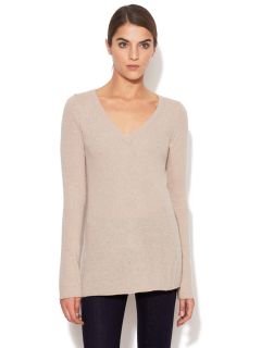 Cashmere Featherweight V Neck Sweater by Autumn Cashmere