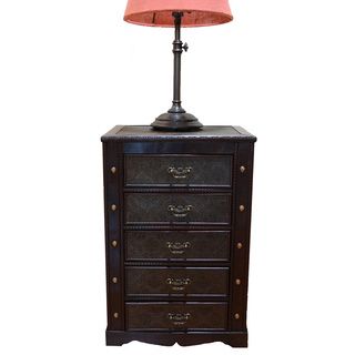 Styled Shopping Inc Decorative New England Side Table With Drawers Brown Size 5 drawer