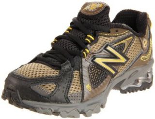 New Balance 814 Lace Up Trail Runner (Little Kid/Big Kid),Brown/Yellow,1 W US Little Kid Shoes