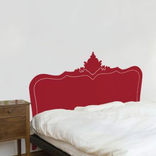 ADZif Cama Baroque Headboard Wall Decal CM106R30/CM106R73 Color Red