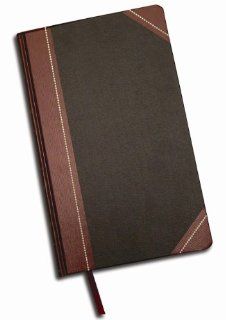 Adams Record Ledger, 8.63 x 14.13 Inches, Black Covers with Maroon Spine, 500 Pages (ARB814R50)  Hardcover Executive Notebooks 