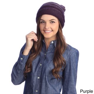 Kc Signatures Kc Signatures Ombre Knit Beanie Purple Size One Size Fits Most