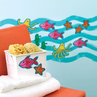 Wallies KP Kids Sea Creatures Wallpaper Cutouts 12527