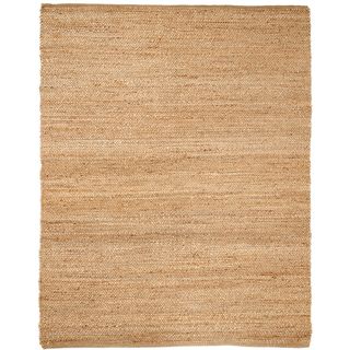 Hand woven Orta Natural Jute Area Rug (8 X 10)