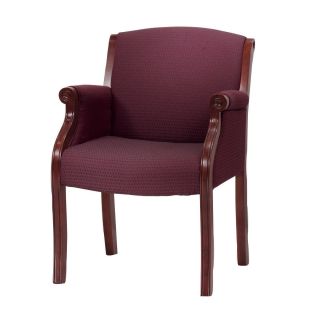 Traditional Bordeaux Cherry Guest Chair