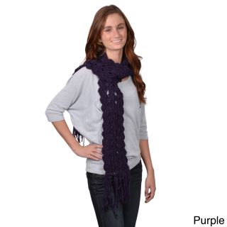 Journee Collection Womens Fringe Knit Scarf