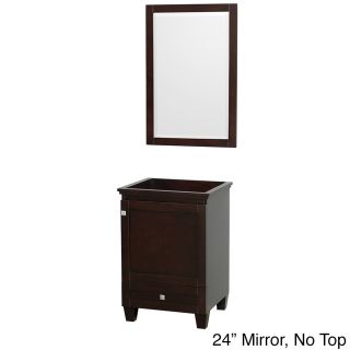 Wyndham Collection Wyndham Collection Acclaim White 24 inch Single Vanity Brown Size Single Vanities