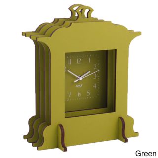 Wolf Wooden Jigsaw Grand Mantel Clock
